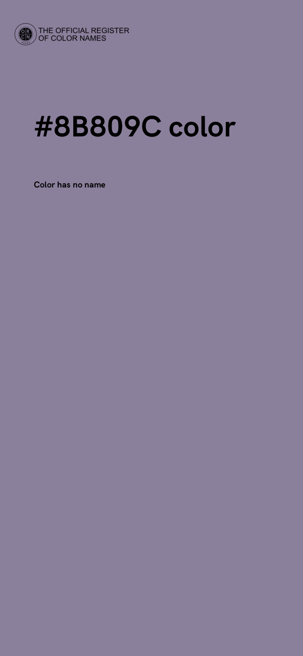 #8B809C color image