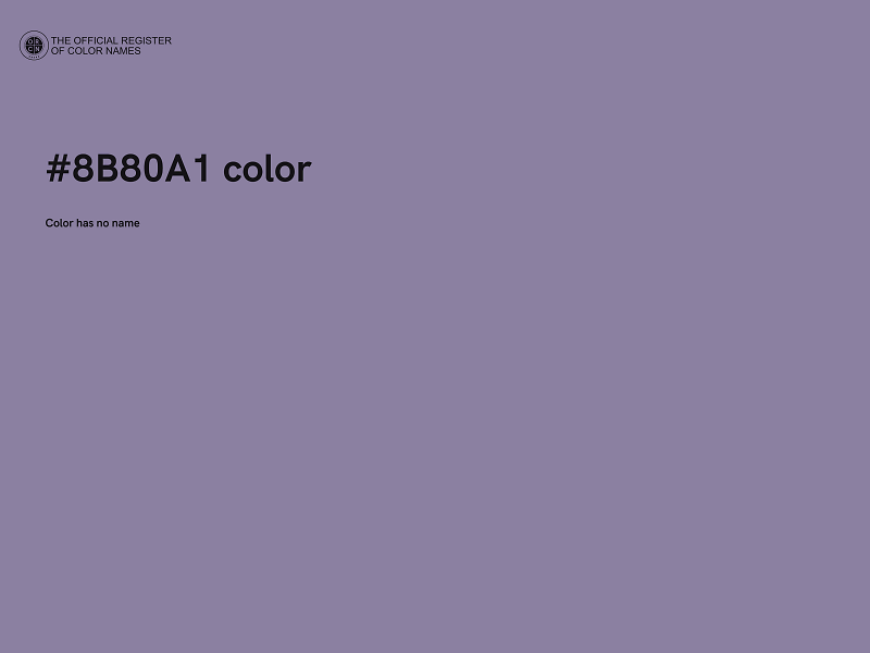 #8B80A1 color image