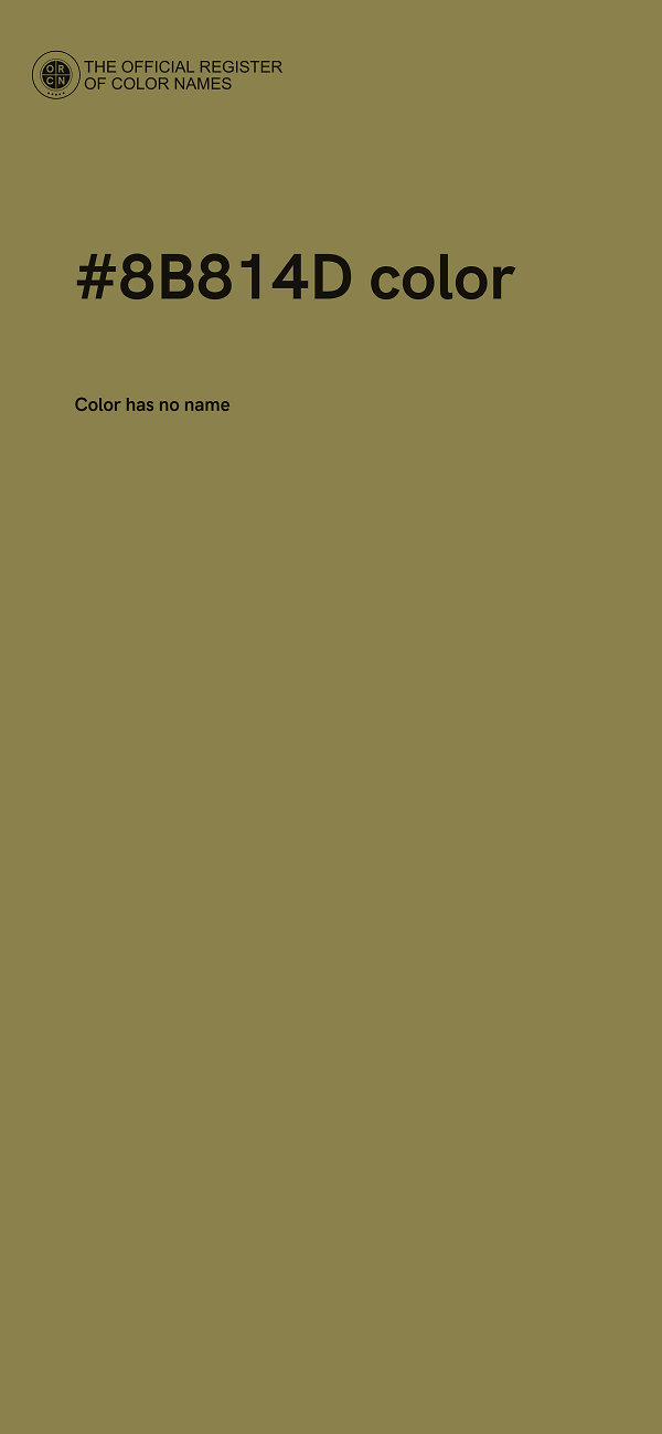 #8B814D color image