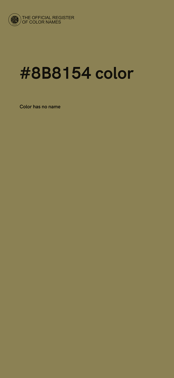 #8B8154 color image