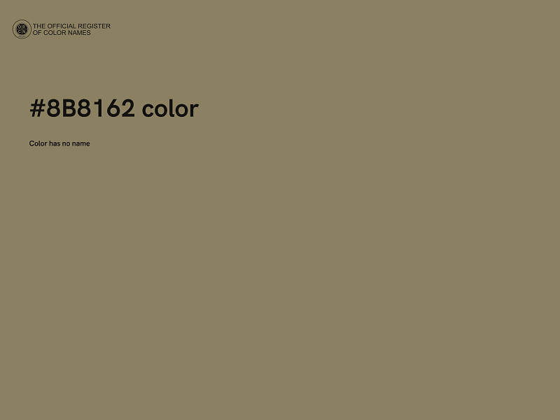 #8B8162 color image