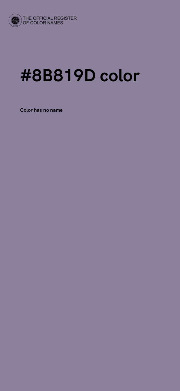 #8B819D color image