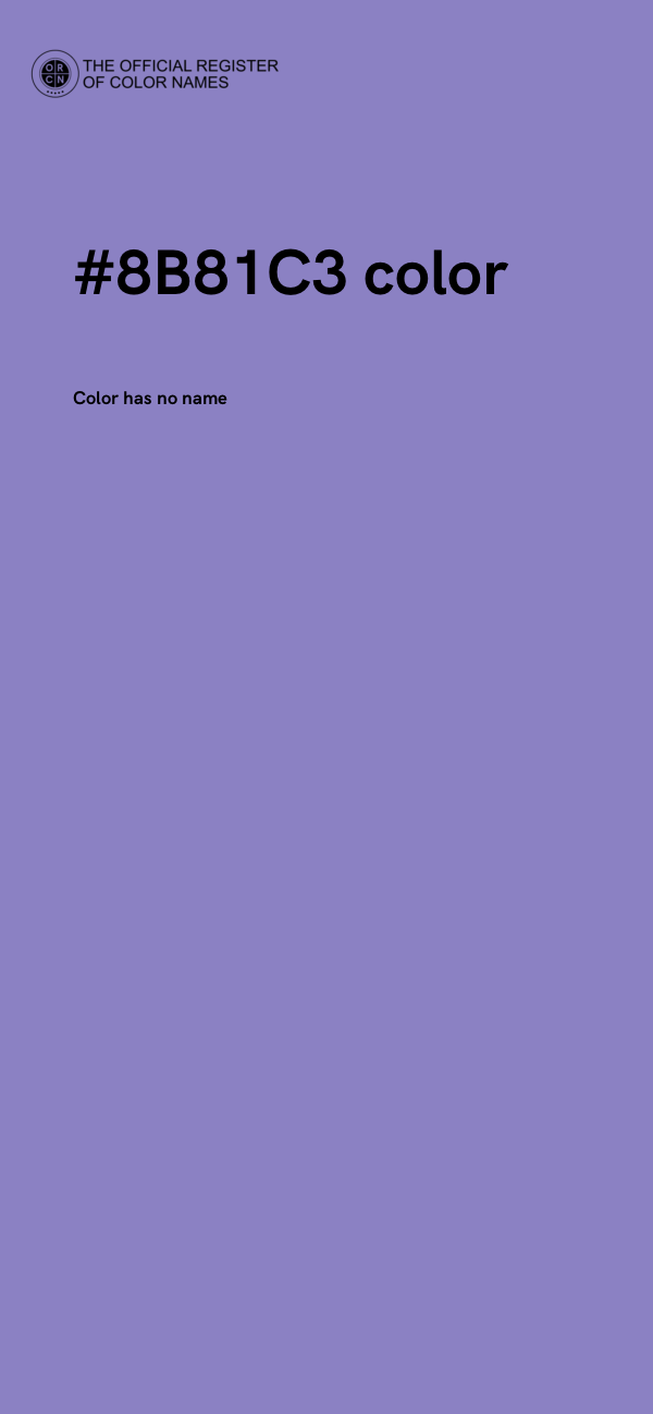 #8B81C3 color image