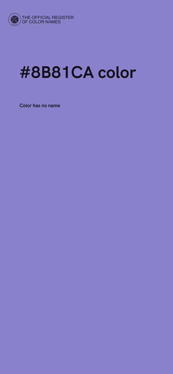 #8B81CA color image