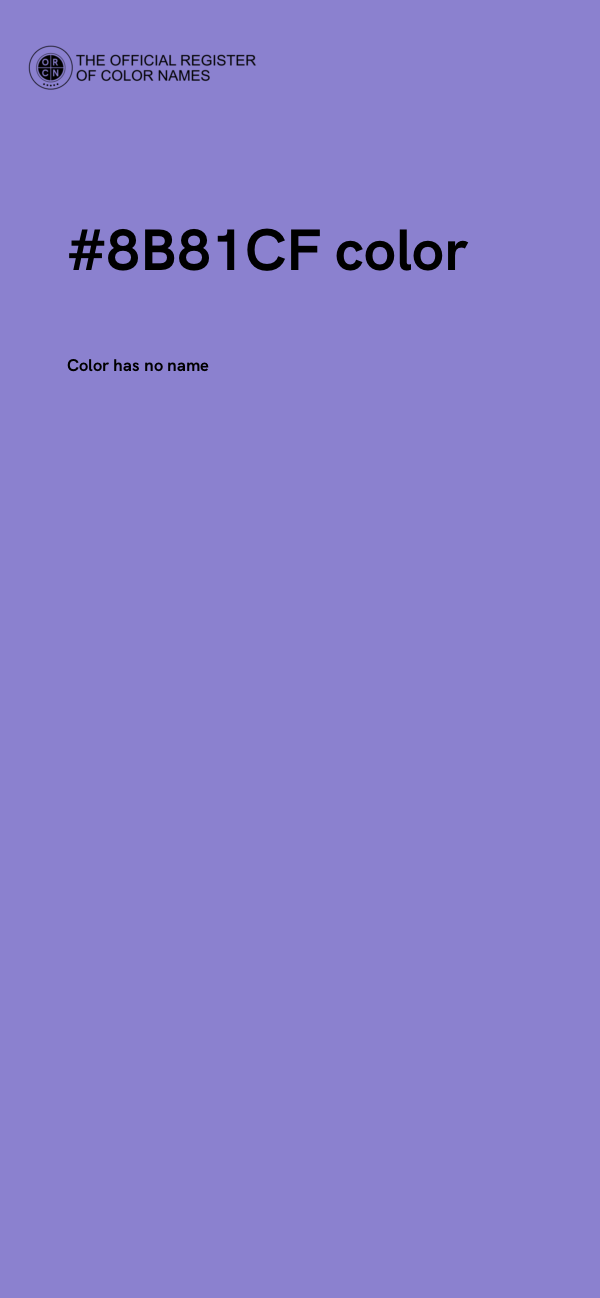 #8B81CF color image