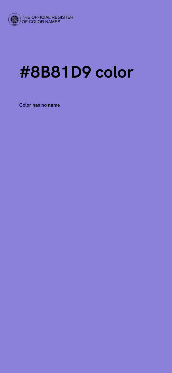 #8B81D9 color image
