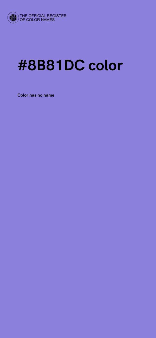 #8B81DC color image