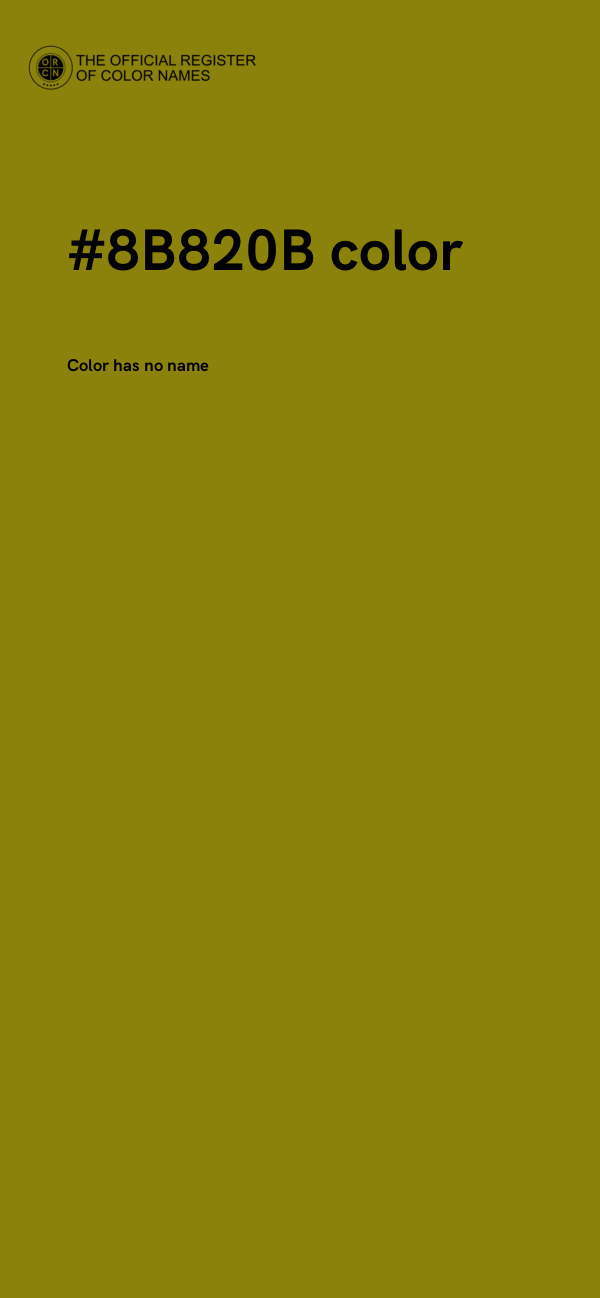 #8B820B color image