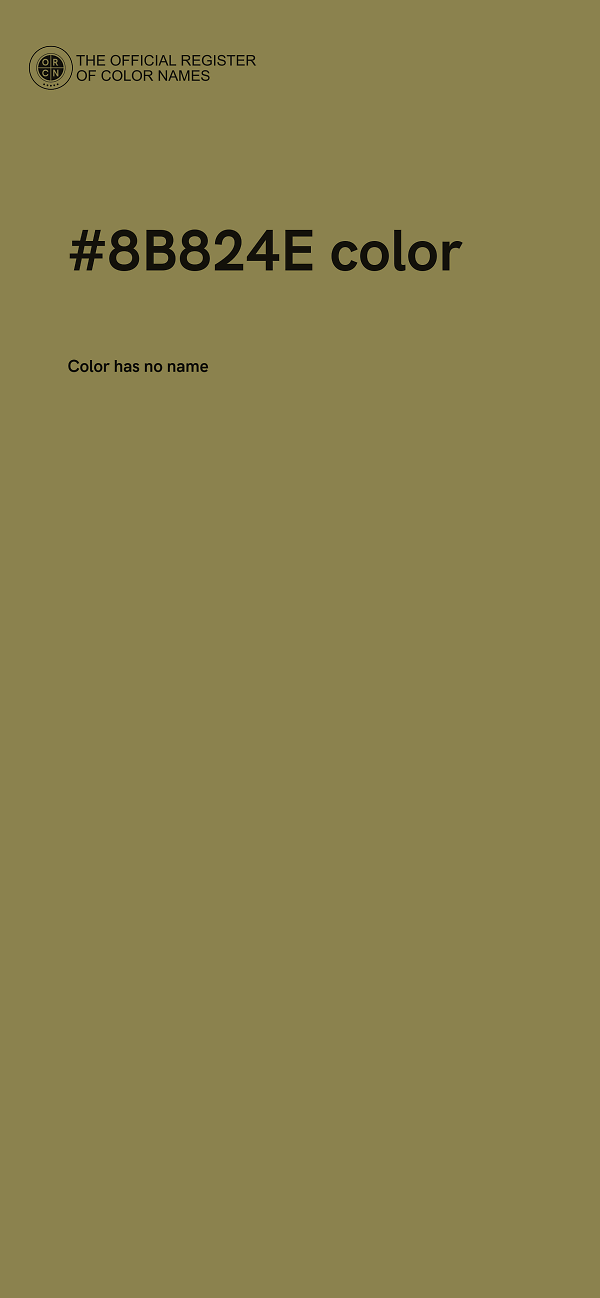 #8B824E color image