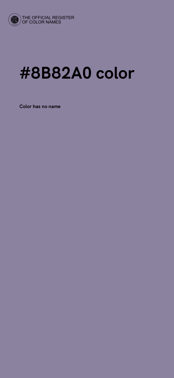 #8B82A0 color image