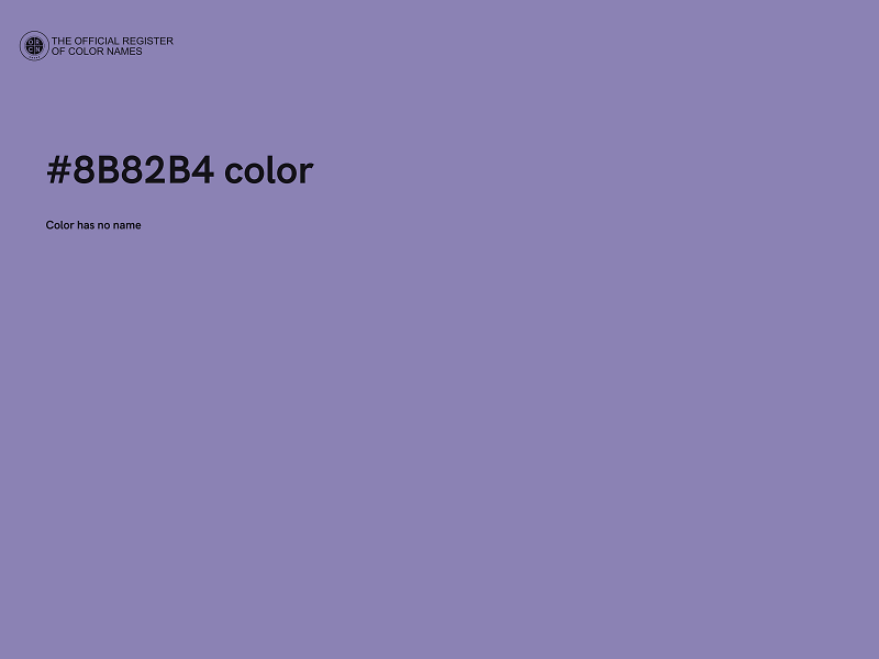 #8B82B4 color image