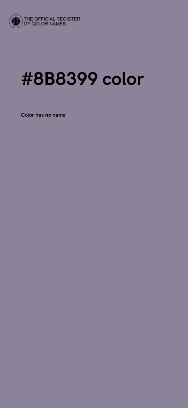 #8B8399 color image