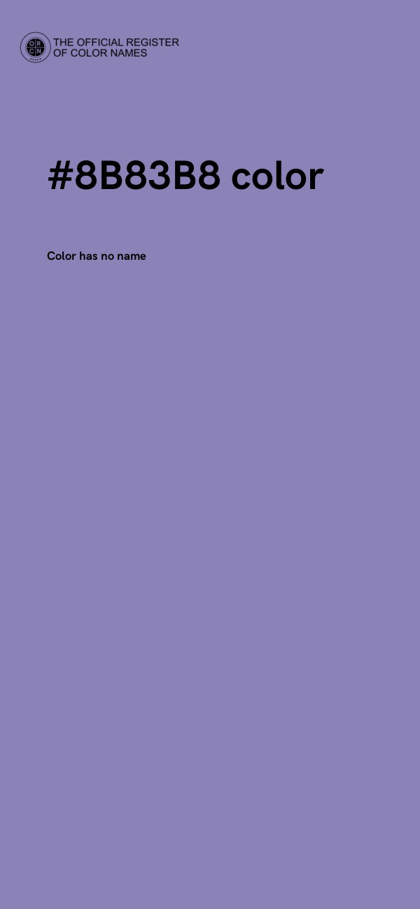 #8B83B8 color image