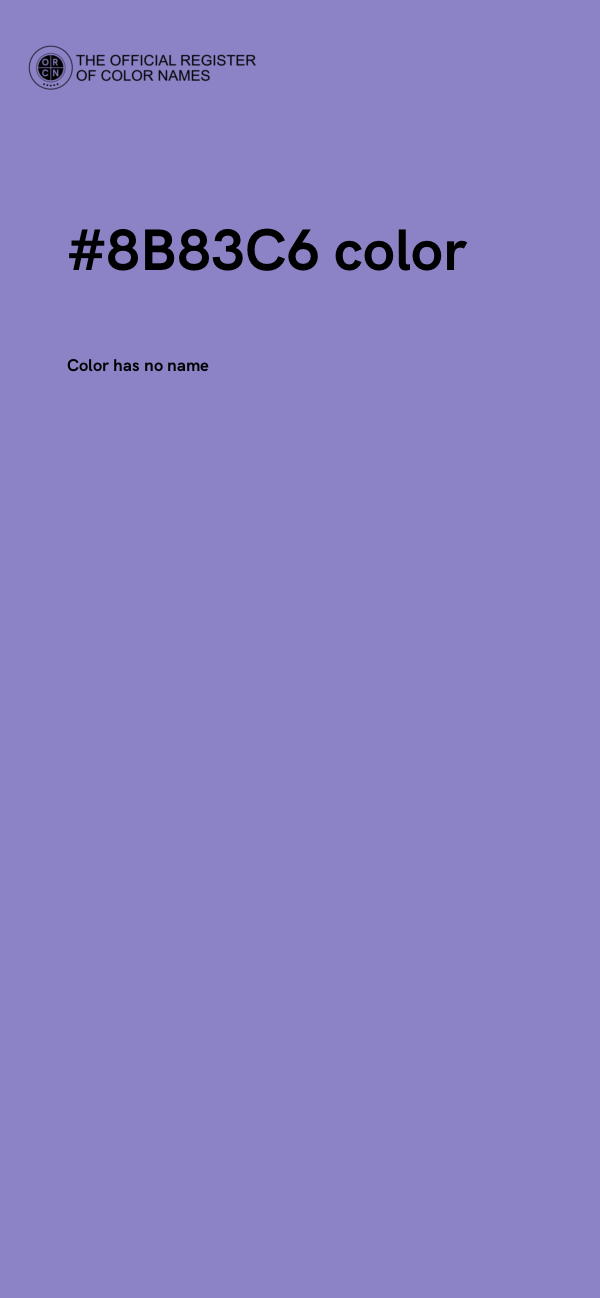 #8B83C6 color image