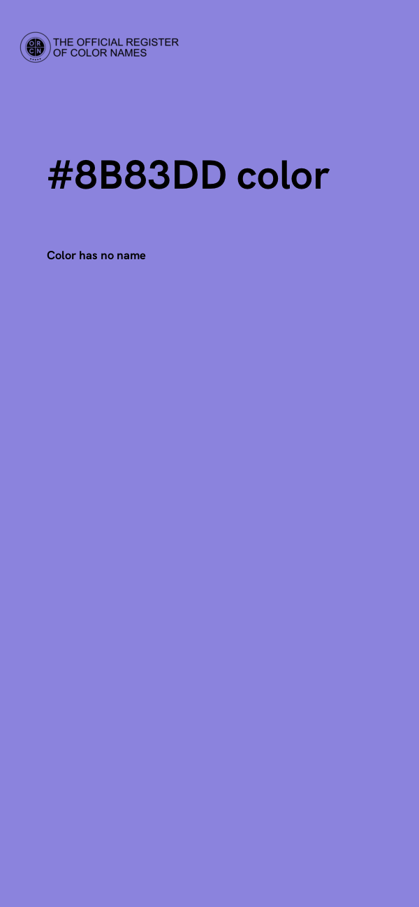 #8B83DD color image