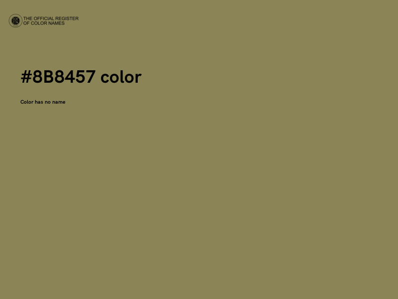 #8B8457 color image