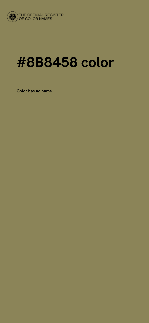 #8B8458 color image