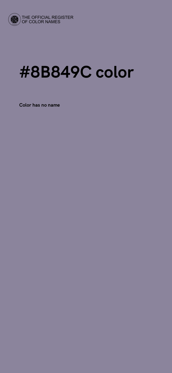 #8B849C color image