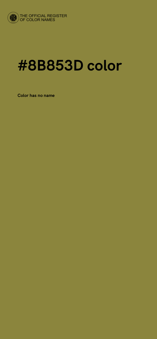 #8B853D color image