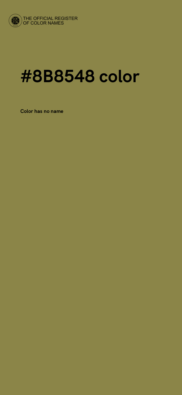 #8B8548 color image