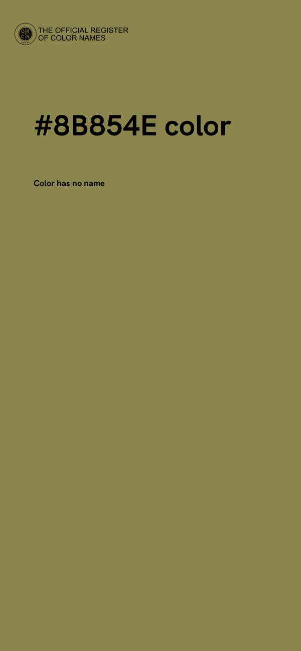 #8B854E color image