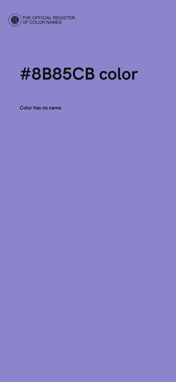 #8B85CB color image