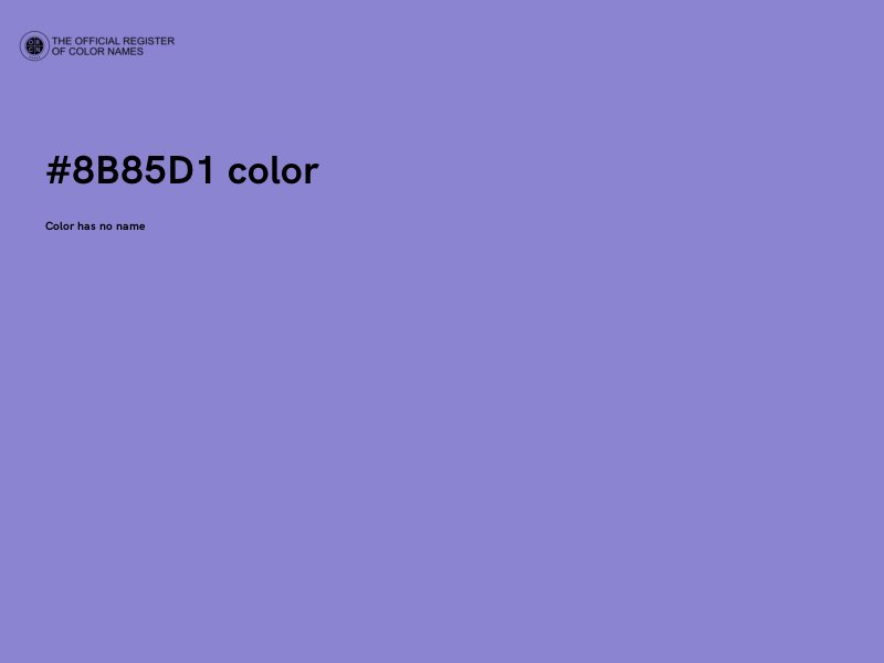 #8B85D1 color image