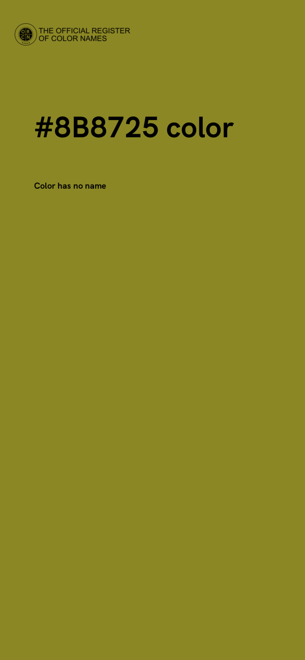 #8B8725 color image