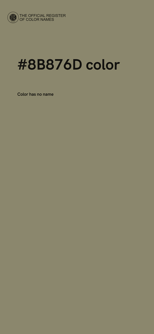 #8B876D color image