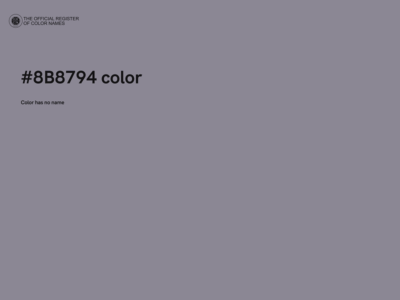 #8B8794 color image