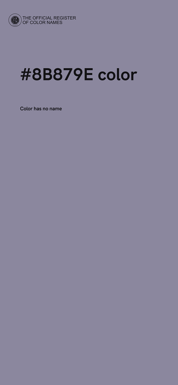 #8B879E color image