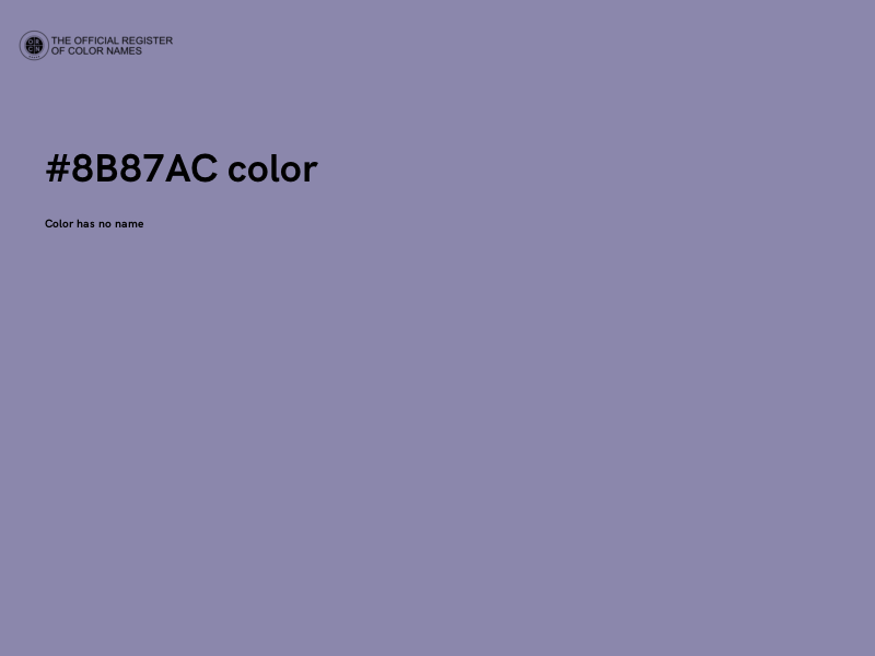 #8B87AC color image