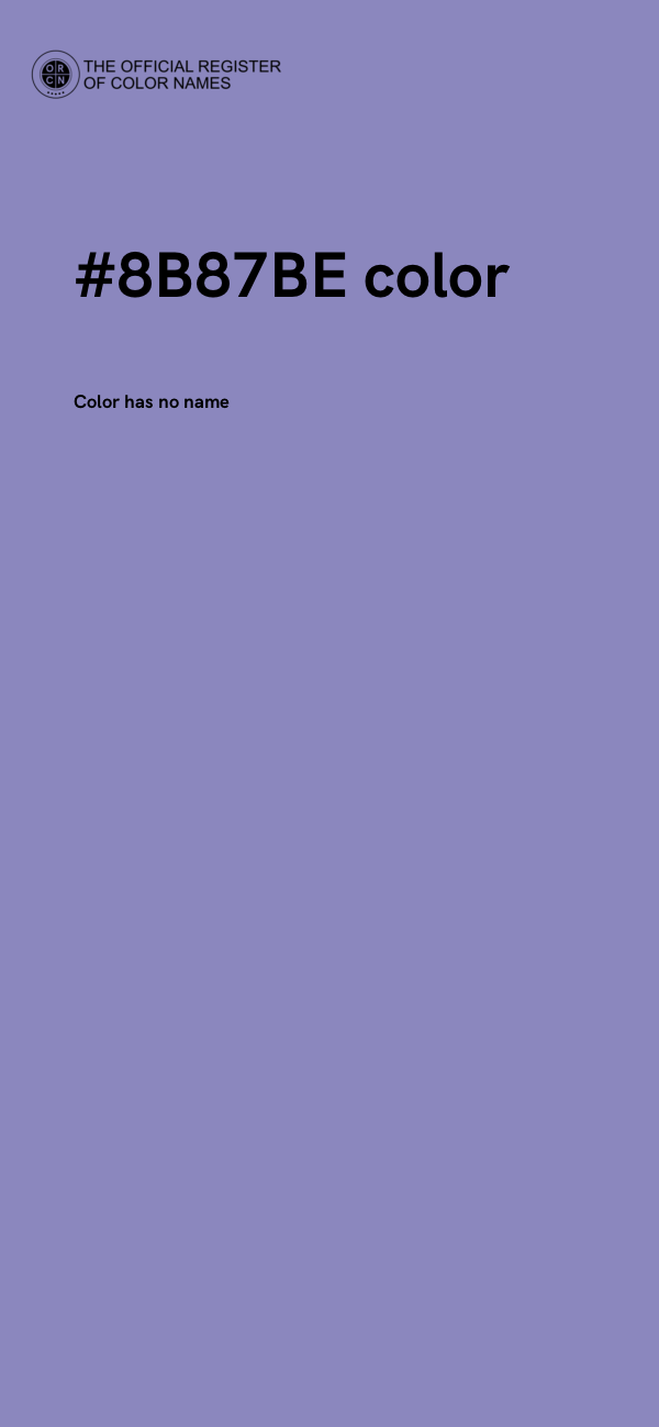 #8B87BE color image