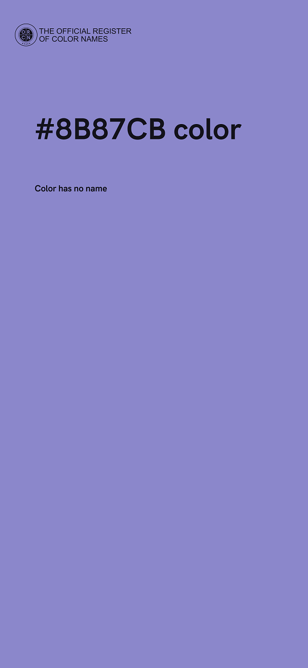 #8B87CB color image
