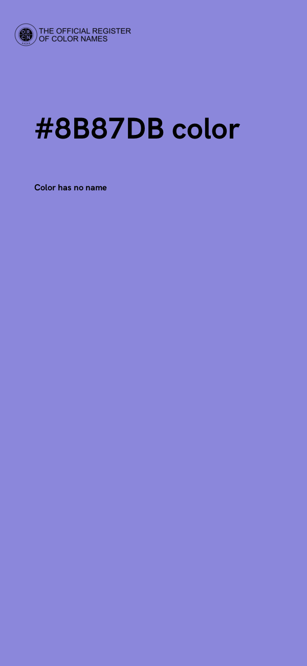 #8B87DB color image