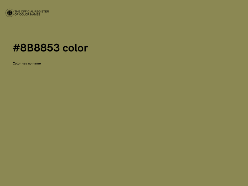 #8B8853 color image