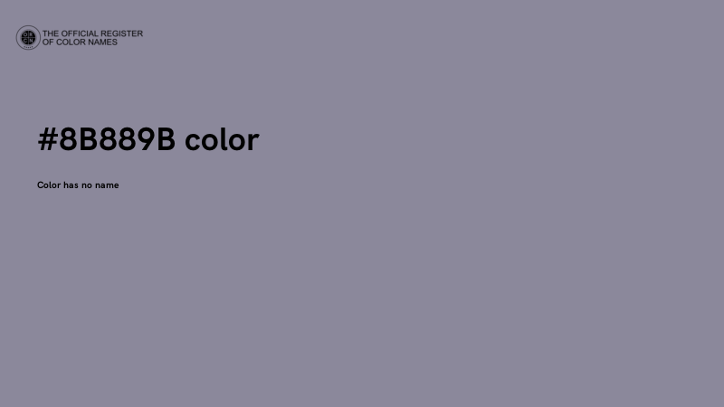 #8B889B color image