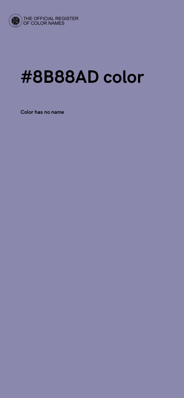 #8B88AD color image