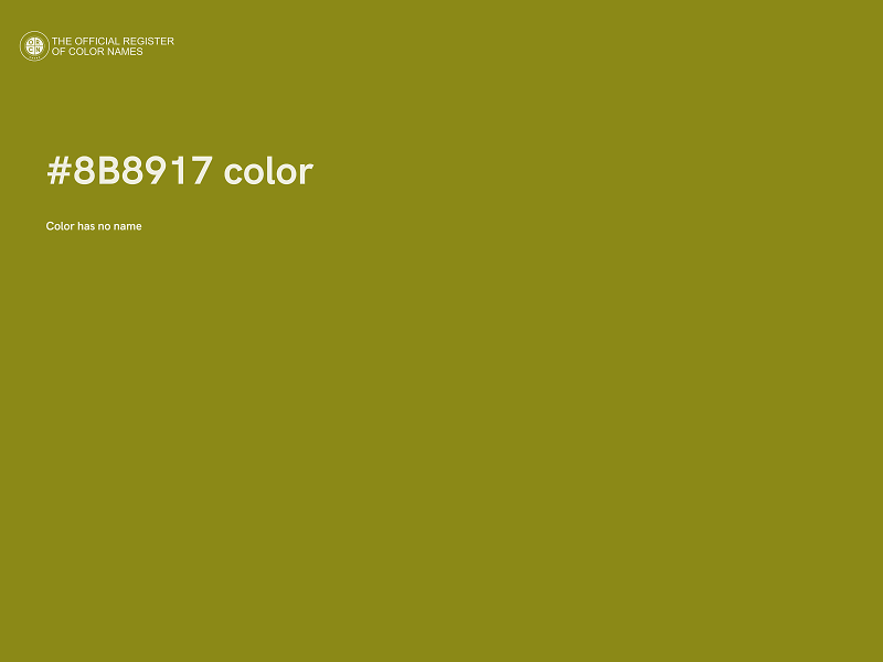 #8B8917 color image