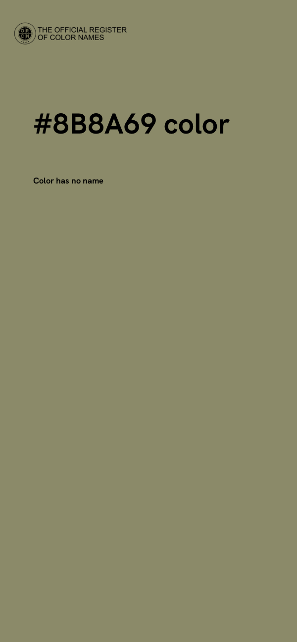 #8B8A69 color image