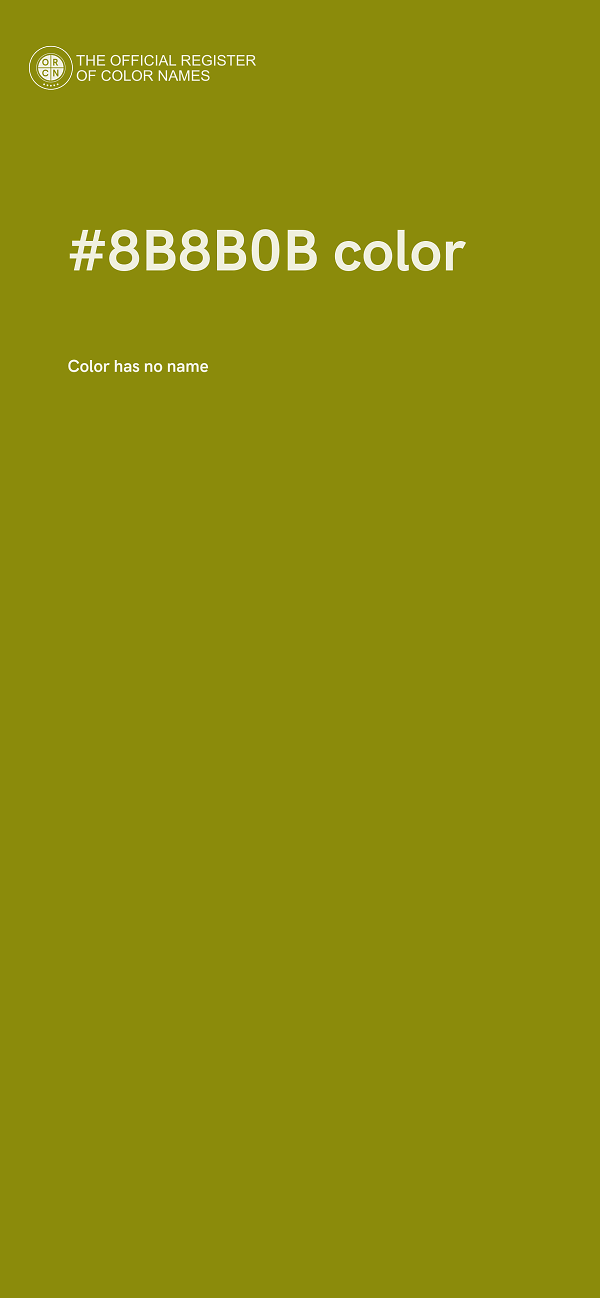 #8B8B0B color image