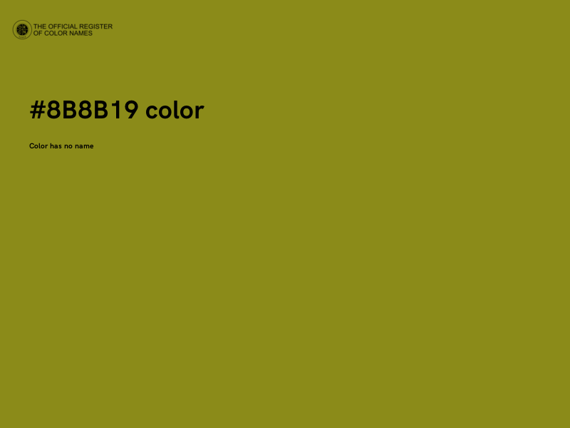 #8B8B19 color image