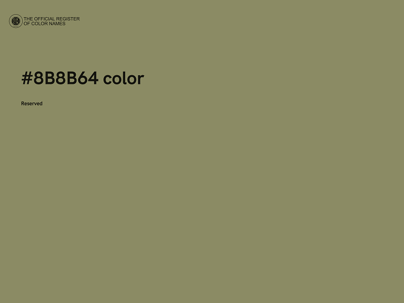 #8B8B64 color image