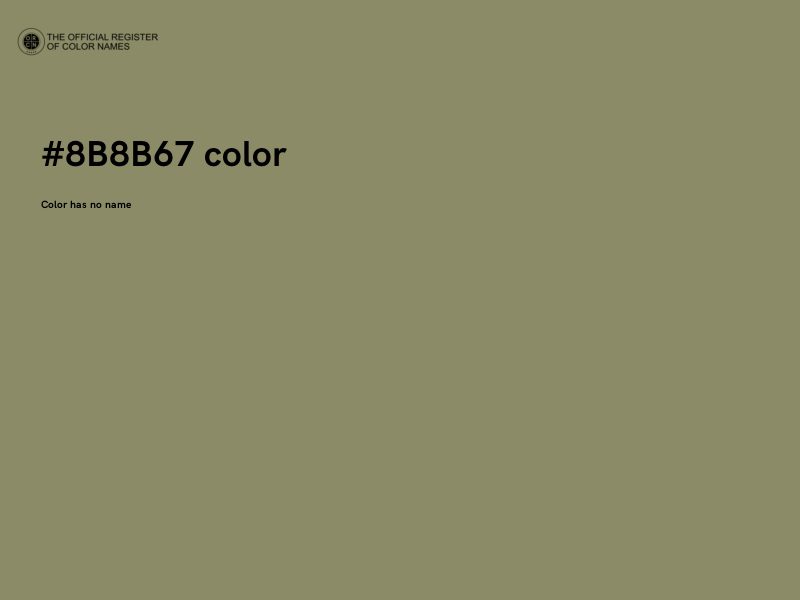 #8B8B67 color image