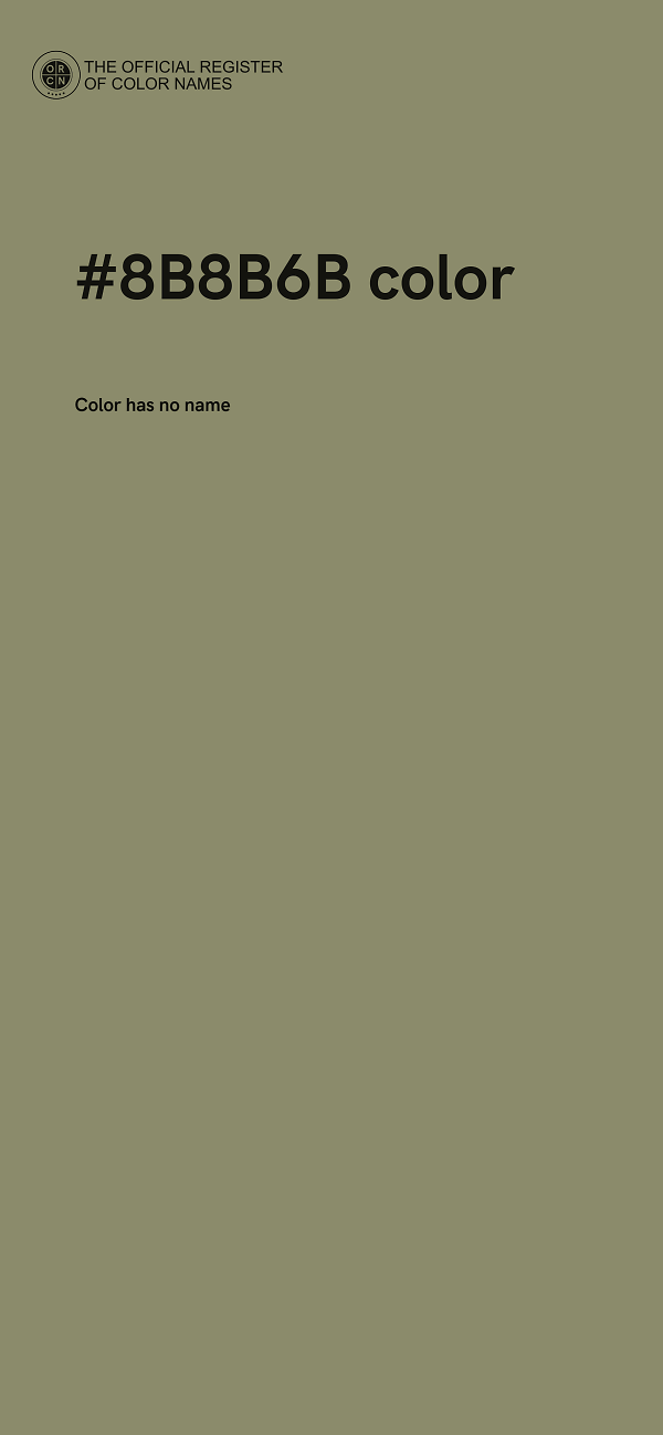 #8B8B6B color image