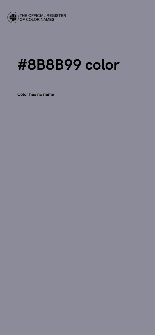 #8B8B99 color image
