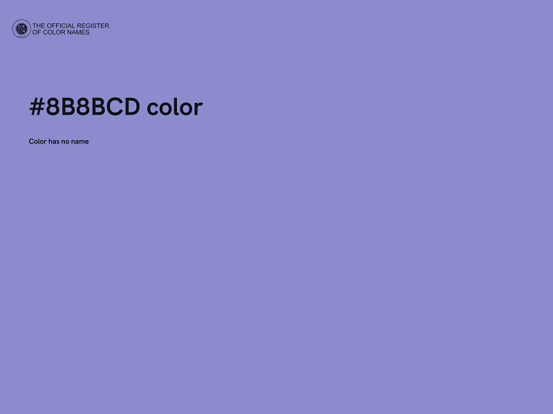 #8B8BCD color image