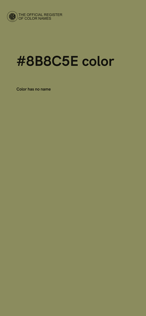 #8B8C5E color image