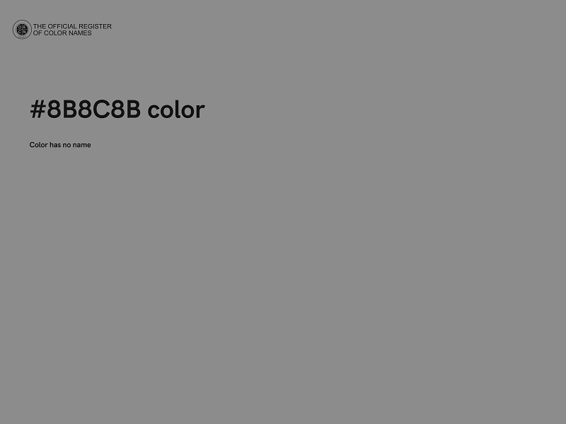 #8B8C8B color image