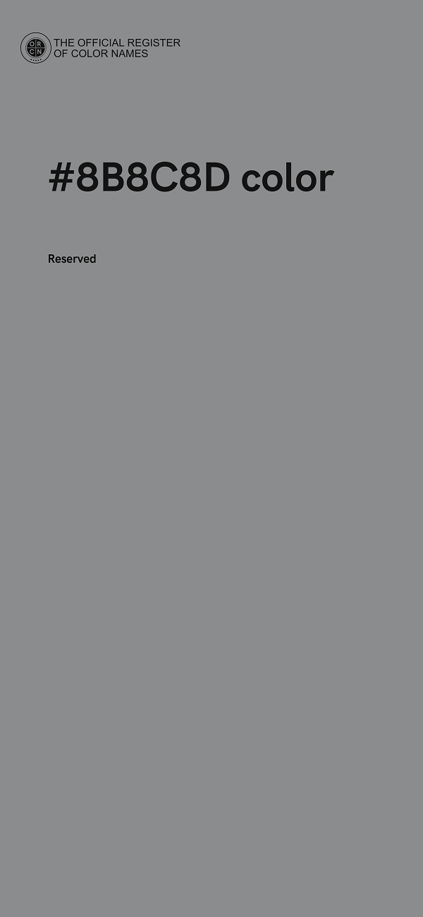 #8B8C8D color image